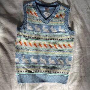 NWT Gymboree Easter Bunny sweater vest - size 5T.